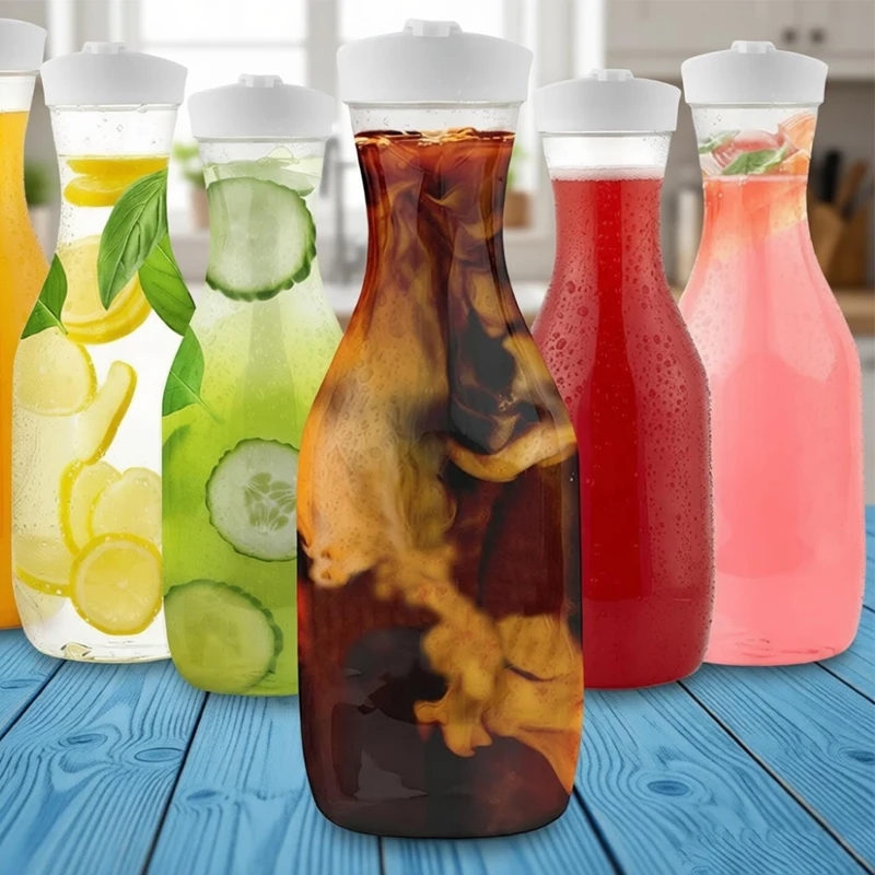 1Pc 1L/1.5L Transparent Water Bottle Heat-Resistant Plastic Juice Bottle Large Capacity Juice Cold Water Bottle
1Pc 1L/1.5L Transparent Water Bottle Heat-Resistant Plastic Juice Bottle Large Capacity Juice Cold Water Bottle