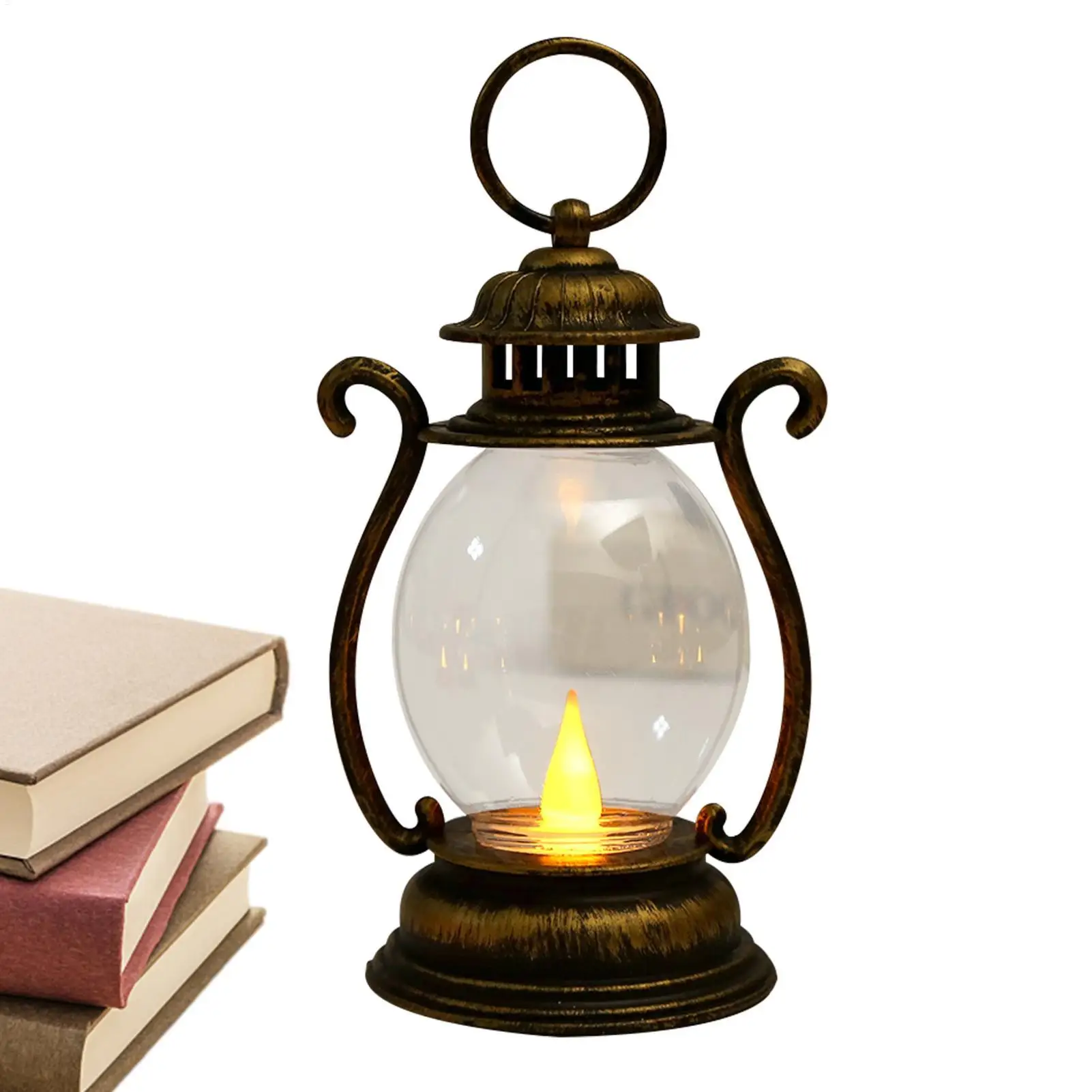 1pc Vintage Hanging Lantern with Flame Effect Reusable LED Lantern Portable Camping Lamp Decorative Light for Indoor Outdoor
1pc Vintage Hanging Lantern with Flame Effect Reusable LED Lantern Portable Camping Lamp Decorative Light for Indoor Outdoor