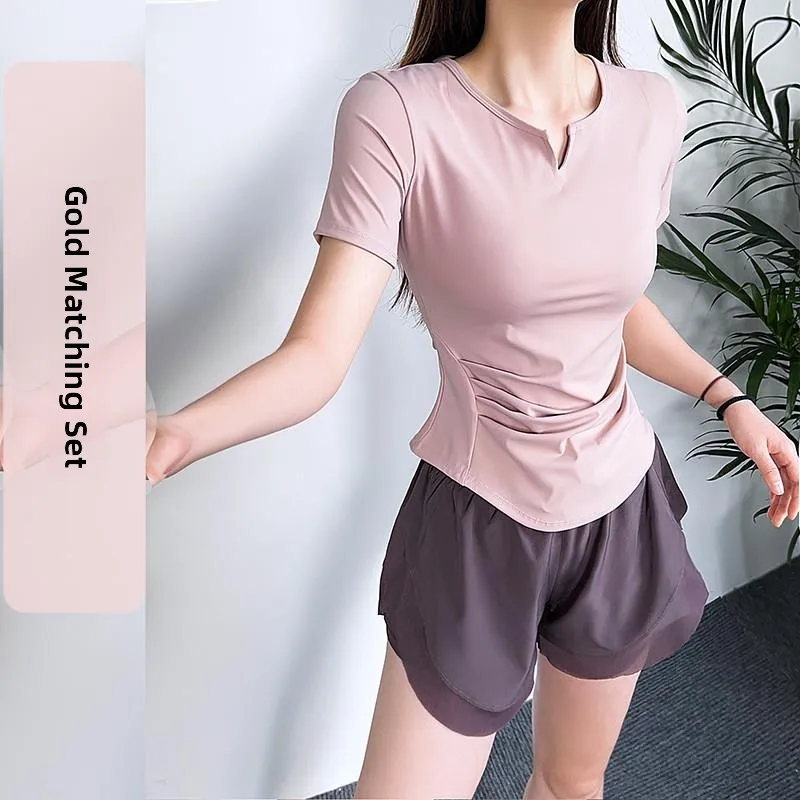 Женский комплект одежды для йоги для фитнеса, спортивная одежда для похудения, топ и орты, костюм из двух предметов, повседневный костюм для отдыха, активированный наряд
Женский комплект одежды для йоги для фитнеса, спортивная одежда для похудения, топ и орты, костюм из двух предметов, повседневный костюм для отдыха, активированный наряд