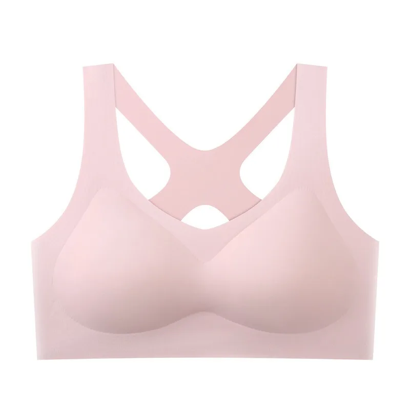 Wide Shoulder Strap Chest Silk Underwear Anti-Light Women's Comfortable Crossover Beautiful Back Traceless Bra Ice
Wide Shoulder Strap Chest Silk Underwear Anti-Light Women's Comfortable Crossover Beautiful Back Traceless Bra Ice