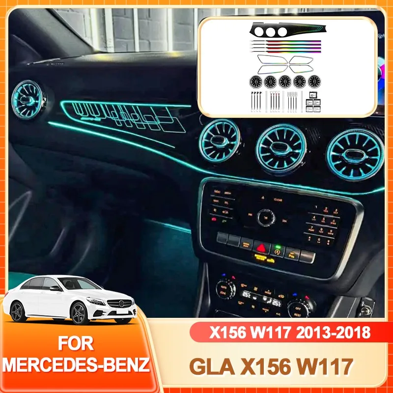 Interior Stickers 64 Colors W117 Ambient Lighting Upgrade for Mercedes-Benz CLA 2013-2018 GLA X156 Interior LED Light Accessorie
Interior Stickers 64 Colors W117 Ambient Lighting Upgrade for Mercedes-Benz CLA 2013-2018 GLA X156 Interior LED Light Accessorie