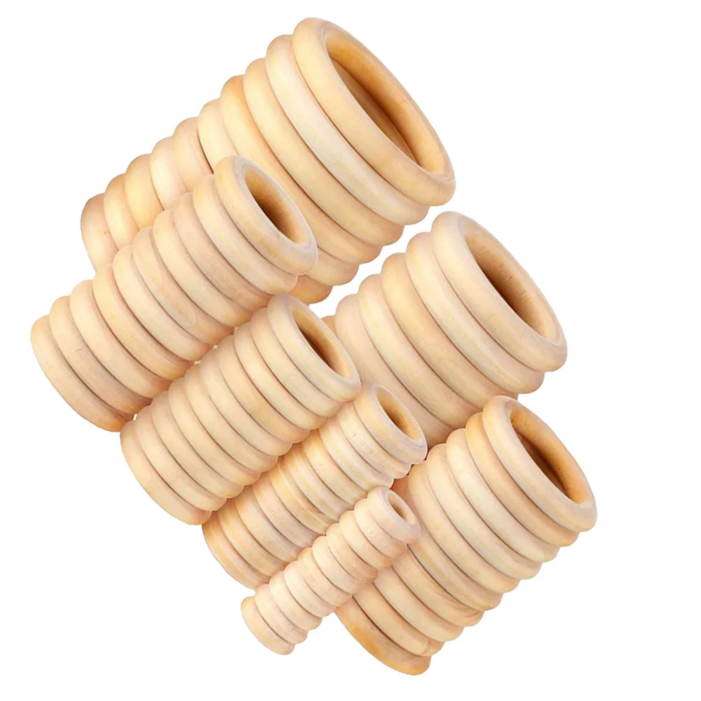 100pcs Wooden Rings Unfinished Natural Solid Durable Craft Circle Diy Blank Curtain Connector Round Cotton Rope Decorative
100pcs Wooden Rings Unfinished Natural Solid Durable Craft Circle Diy Blank Curtain Connector Round Cotton Rope Decorative