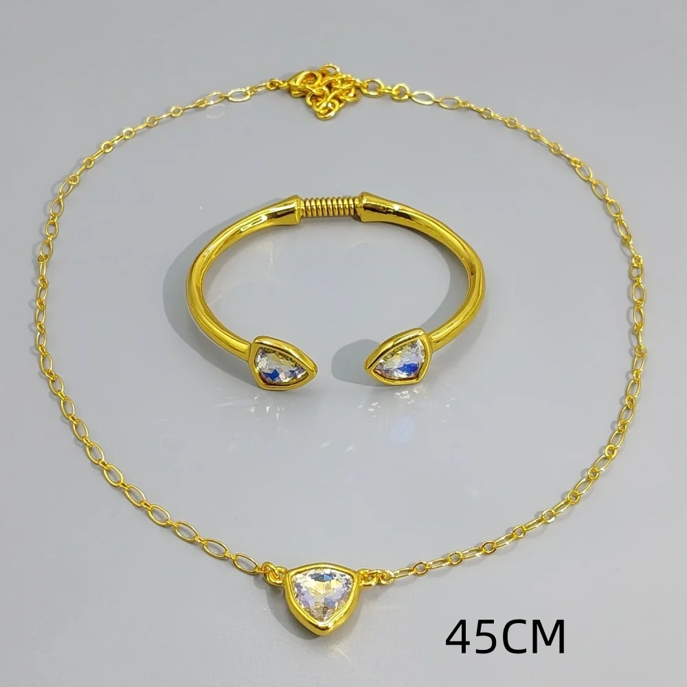 2026 Spain Elegant Lady Style Colored Crystal Earrings Necklace Two Piece Set Jewelry Accessories Party Gift
2026 Spain Elegant Lady Style Colored Crystal Earrings Necklace Two Piece Set Jewelry Accessories Party Gift