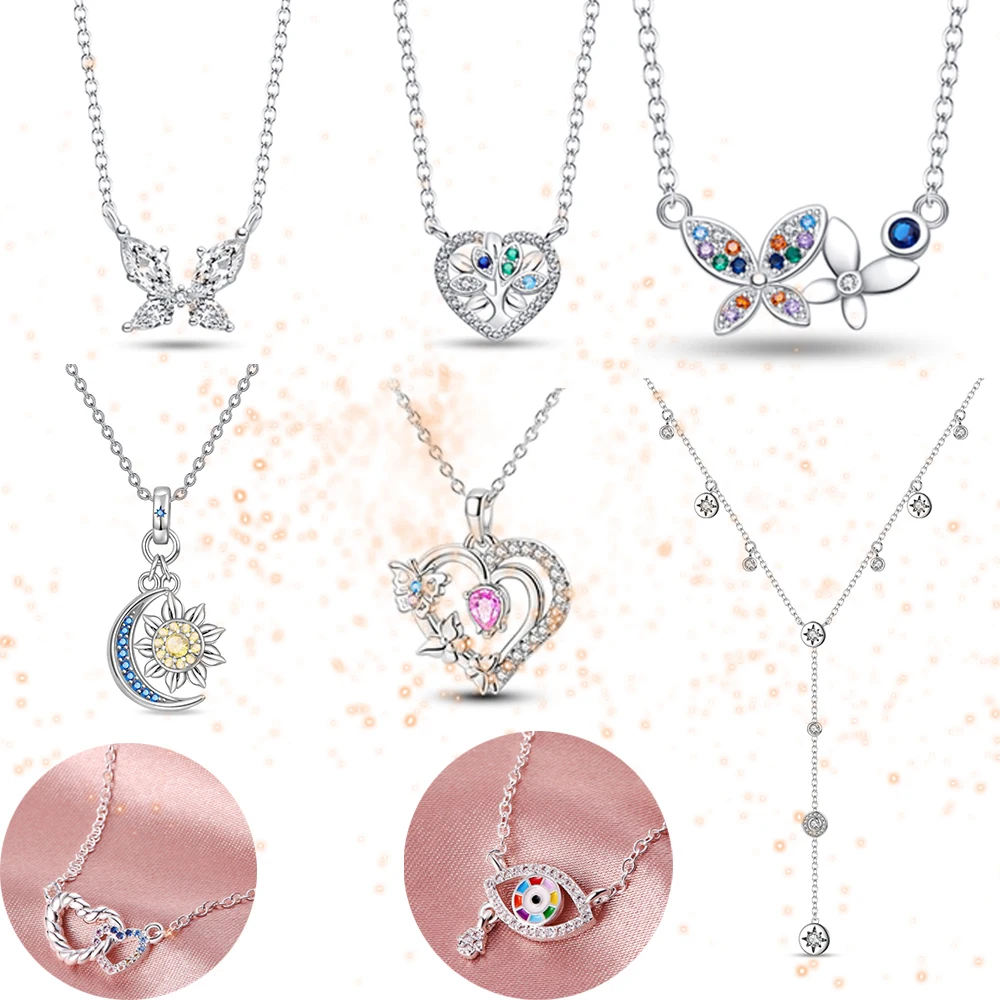 Radiant 925 Sterling Silver Infinity Knot Collier & Embracing Halo Necklace Women Fine Boutique Jewelry Party Gifts
Radiant 925 Sterling Silver Infinity Knot Collier & Embracing Halo Necklace Women Fine Boutique Jewelry Party Gifts