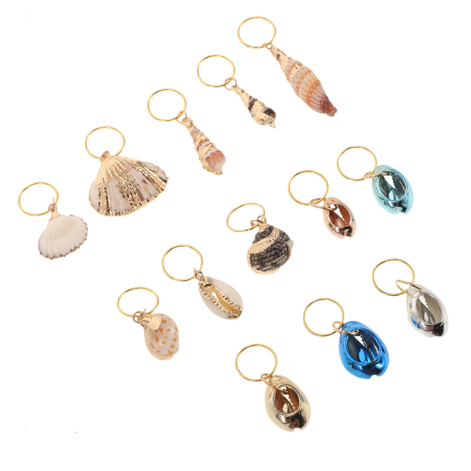 13pcs Hair Braid Rings Charms Jewelry Decor For Diy Hairstyle Shell Pendant Clips Fashion Hair Accessories Gift
13pcs Hair Braid Rings Charms Jewelry Decor For Diy Hairstyle Shell Pendant Clips Fashion Hair Accessories Gift