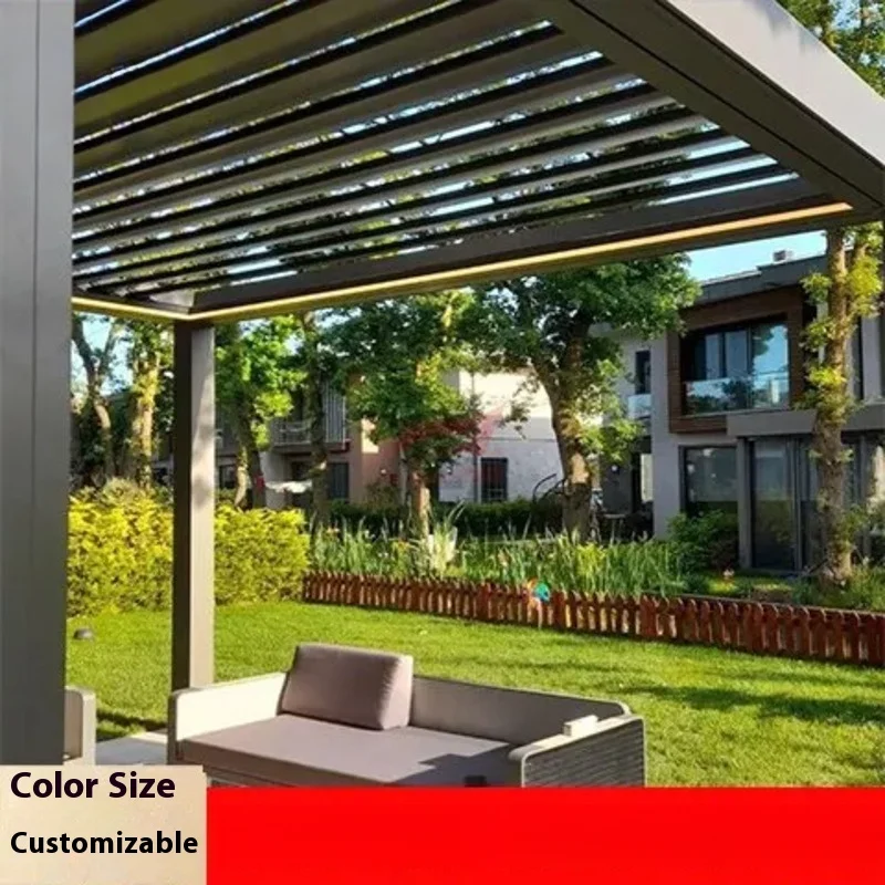 Electric Waterproof Shutters Roof Garden Gazebo Canopy Garden Pavilion Gazebo Pavilion Collection
Electric Waterproof Shutters Roof Garden Gazebo Canopy Garden Pavilion Gazebo Pavilion Collection