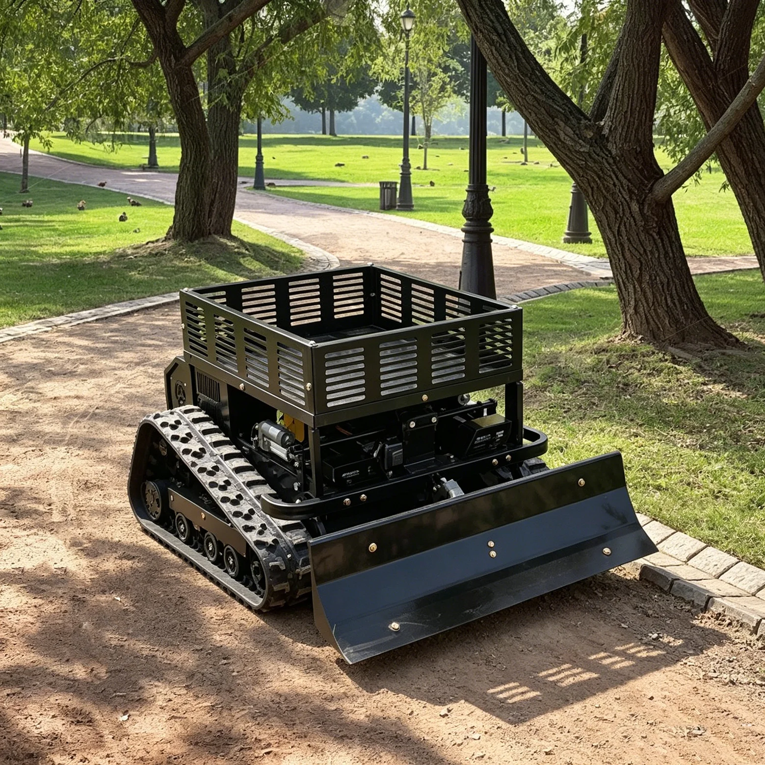 Customized professional 550mm four stroke lawn mower with remote control track type lawn mower, designed for durability
Customized professional 550mm four stroke lawn mower with remote control track type lawn mower, designed for durability