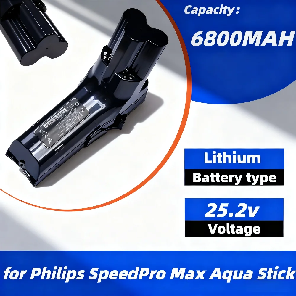 25.2V 65.52Wh 2600mAh Vacuum Cleaner Battery for Philips SpeedPro Max, FC6826/01, XC7043/01, XC7042/01, XC8045/01, XC8147
25.2V 65.52Wh 2600mAh Vacuum Cleaner Battery for Philips SpeedPro Max, FC6826/01, XC7043/01, XC7042/01, XC8045/01, XC8147