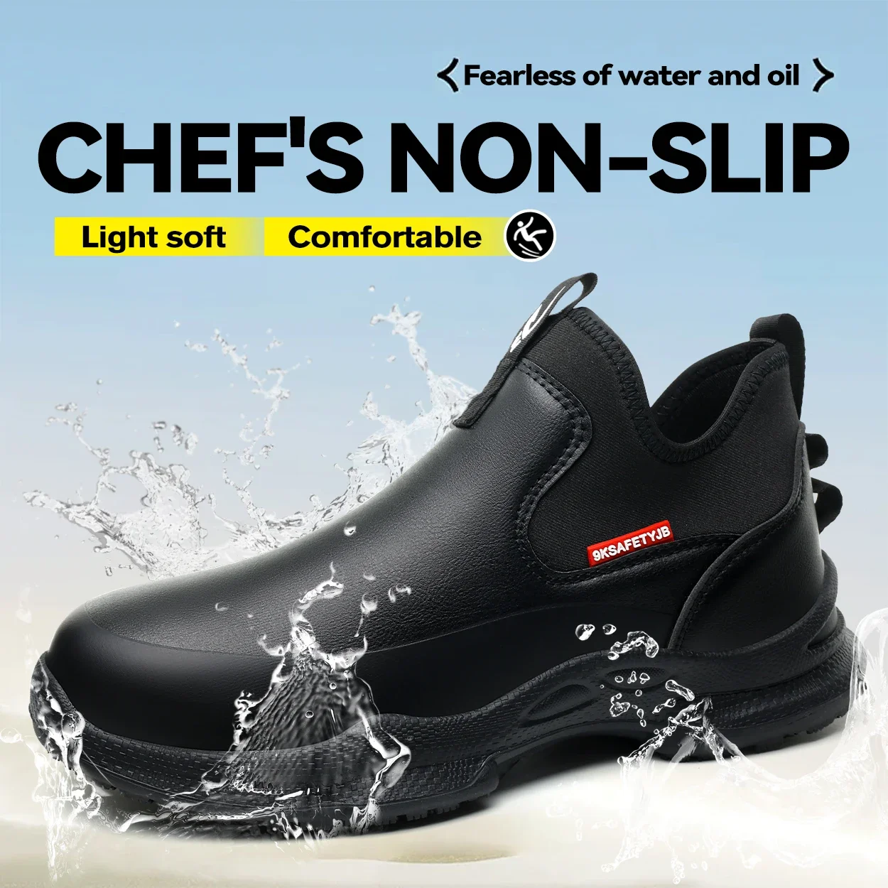 Chef Shoes Four Season New Anti Slip Oil Resistant Waterproof Bathroom Men's Work Leather Fashion Comfort Soft Soled Footwear
Chef Shoes Four Season New Anti Slip Oil Resistant Waterproof Bathroom Men's Work Leather Fashion Comfort Soft Soled Footwear