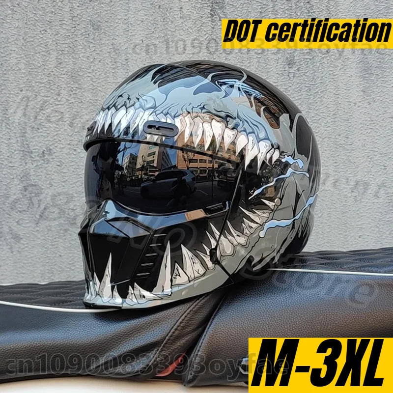 Мотошлем в стиле ретро, мужской, многофункциональный, комбинированный, черный, модель Warrior Scorpion, Casco para Motos
Мотошлем в стиле ретро, мужской, многофункциональный, комбинированный, черный, модель Warrior Scorpion, Casco para Motos