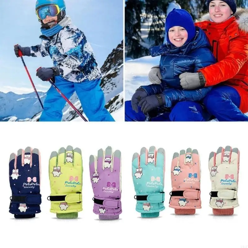 581F Kids Gloves Waterproof Windproof Outdoor Thermal Gloves with Cartoon Pattern Children Winter Snow Mittens for Boys Girls
581F Kids Gloves Waterproof Windproof Outdoor Thermal Gloves with Cartoon Pattern Children Winter Snow Mittens for Boys Girls