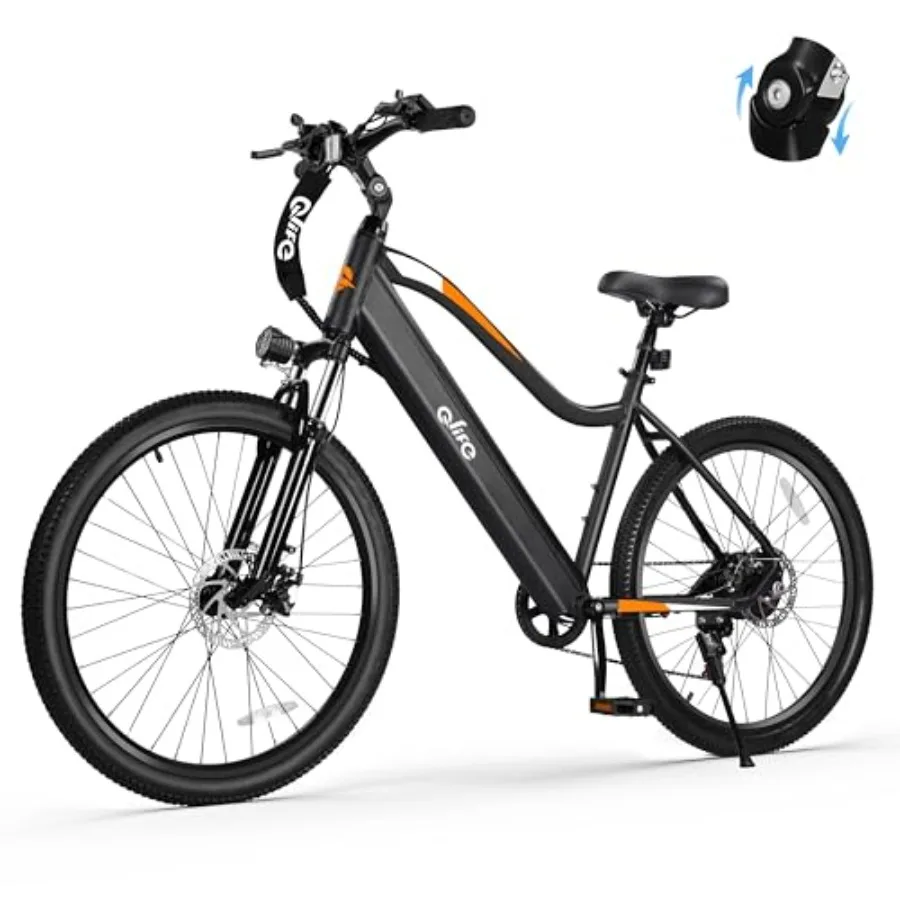 Cityone Electric Bike for Adults: 26 mountain e-bike with 2.1 tires, black matte finish, 25MPH/22MPH dual-mode speed, 40-mile r
Cityone Electric Bike for Adults: 26 mountain e-bike with 2.1 tires, black matte finish, 25MPH/22MPH dual-mode speed, 40-mile r