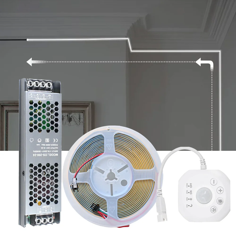 10M 20M PIR Motion Sensor COB Running Water Flowing LED Strip 24V Horse Racing Light Dimmable Timer Pixel Flexible Linear Lamp
10M 20M PIR Motion Sensor COB Running Water Flowing LED Strip 24V Horse Racing Light Dimmable Timer Pixel Flexible Linear Lamp