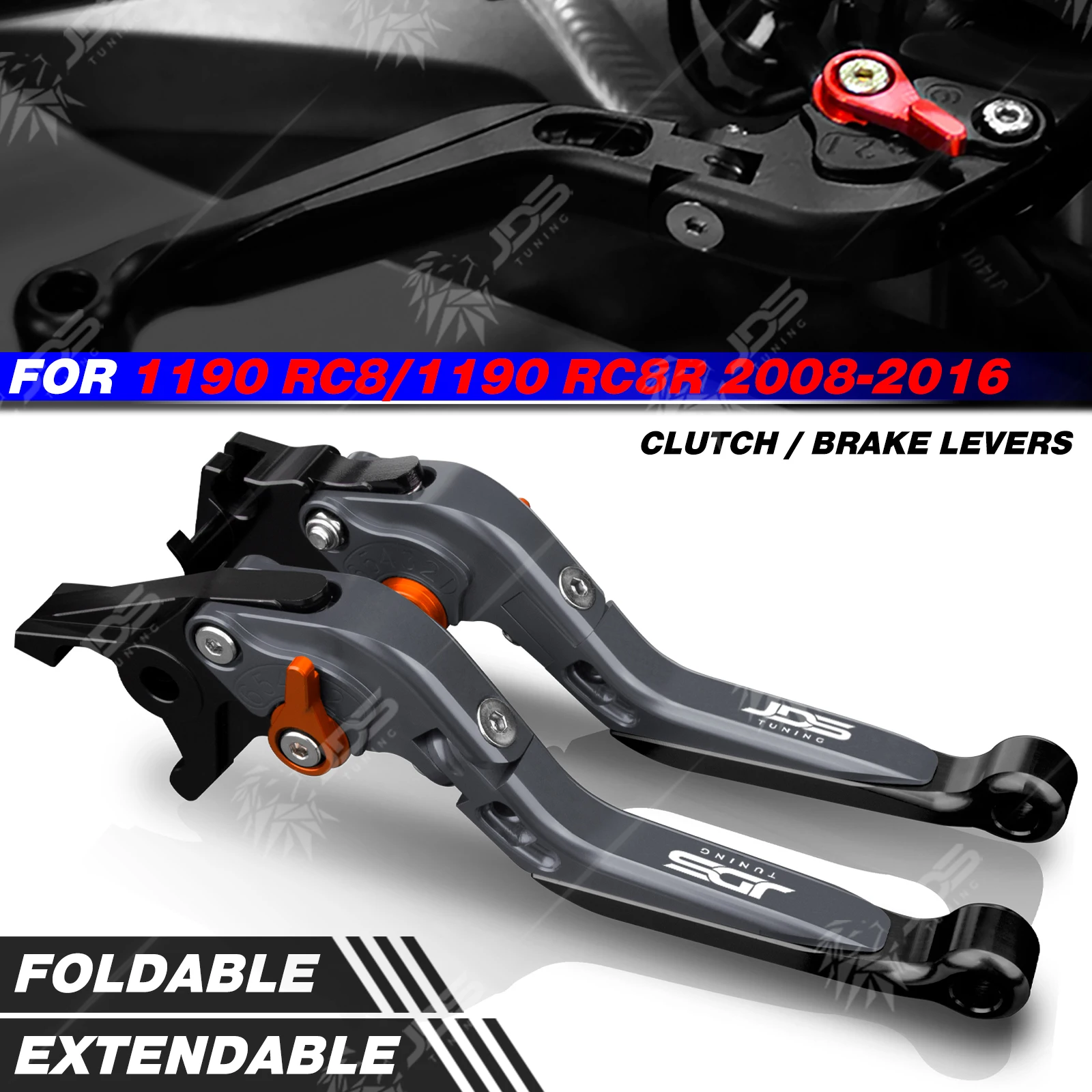 JDSTUNING For KTM 1190RC8/1190RC8R/1190 RC8 2008-2016 Clutch Lever Brake Lever Set Foldable Handle Lever Motor Accessories Parts
JDSTUNING For KTM 1190RC8/1190RC8R/1190 RC8 2008-2016 Clutch Lever Brake Lever Set Foldable Handle Lever Motor Accessories Parts
