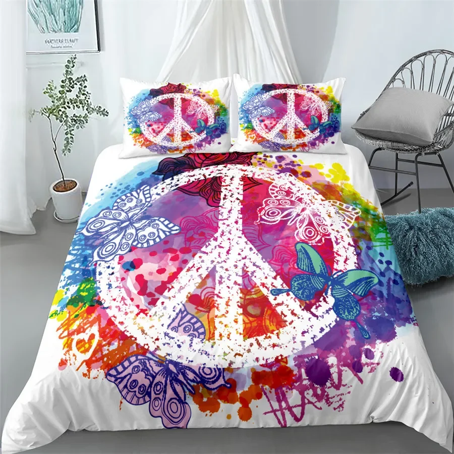 Новый комплект постельного белья Hippies с 3D принтом, одинарный, полный, Queen King Size, акварельный кожаный комплект постельного белья для взрослых и детей, комплекты пододеяльников для спальни
Новый комплект постельного белья Hippies с 3D принтом, одинарный, полный, Queen King Size, акварельный кожаный комплект постельного белья для взрослых и детей, комплекты пододеяльников для спальни
