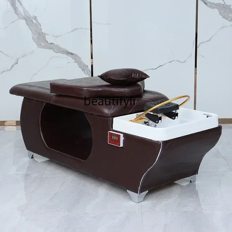 Shampoo Chair Head Treatment Fumigation Water Circulation with Water Heater Massage Shampoo Bed Shampoo Chair
Shampoo Chair Head Treatment Fumigation Water Circulation with Water Heater Massage Shampoo Bed Shampoo Chair