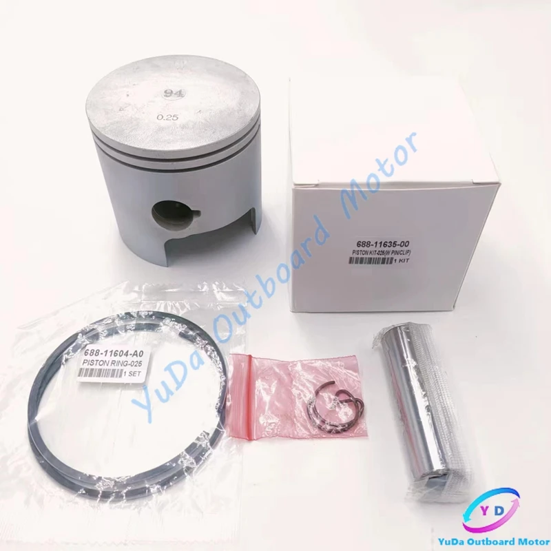 688-11635 Комплект поршней Std с кольцами +0,25 мм, замена для Yamaha Parsun 85HP 688-11635-00 Диаметр 82,25 мм Лодочный двигатель
688-11635 Комплект поршней Std с кольцами +0,25 мм, замена для Yamaha Parsun 85HP 688-11635-00 Диаметр 82,25 мм Лодочный двигатель