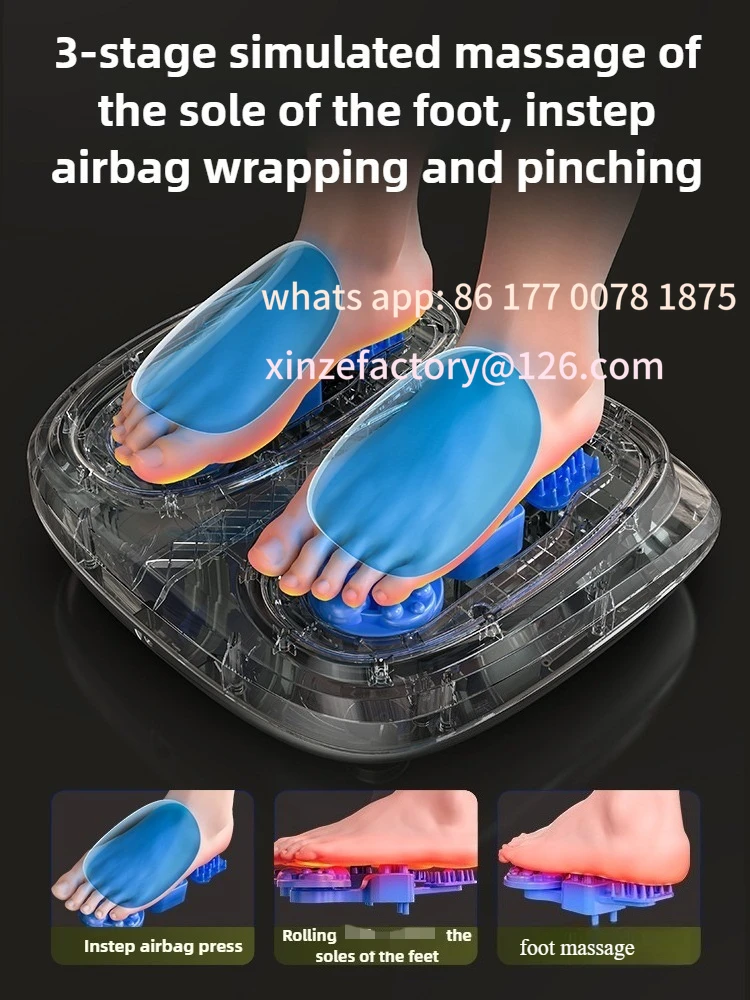 Customizable Foot Massager Electric Roller With Heating High-frequency Vibration Kneading Airbag Wrap Massage Instrument
Customizable Foot Massager Electric Roller With Heating High-frequency Vibration Kneading Airbag Wrap Massage Instrument