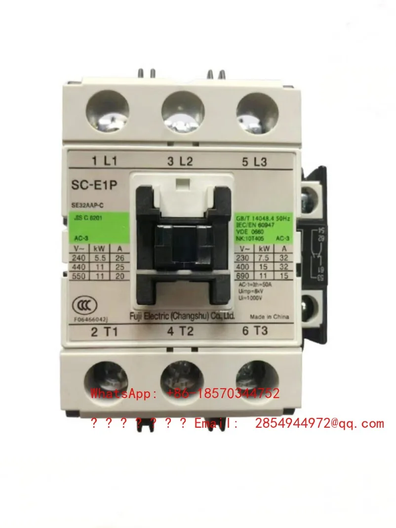 Elevator Accessories Original Genuine AC Contactor SC-E1P
Elevator Accessories Original Genuine AC Contactor SC-E1P
