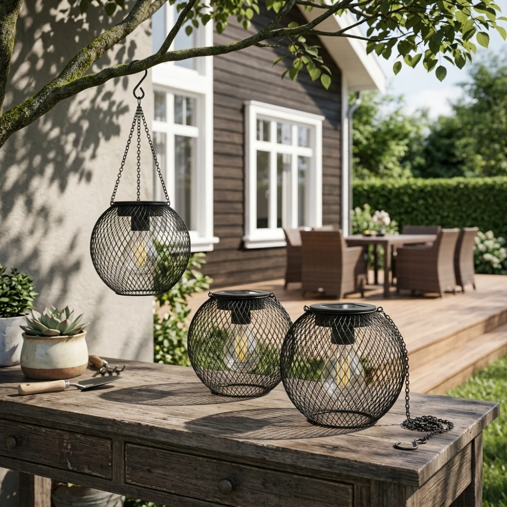 Solar Lantern Led Lights Outdoor Waterproof 3000K Auto On/off Sensor Solar Powered Lamp Decorative Lanterns Hanging Festival
Solar Lantern Led Lights Outdoor Waterproof 3000K Auto On/off Sensor Solar Powered Lamp Decorative Lanterns Hanging Festival