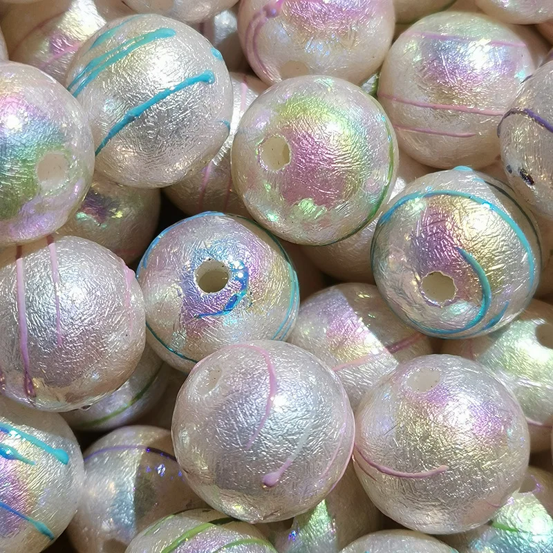 Newest 200pcs 16mm Wrinkle Pearl Style Round Colorful Stripe Jewelry Gumball Bubblegum Beads Fit Necklace Bracelet Earring DIY
Newest 200pcs 16mm Wrinkle Pearl Style Round Colorful Stripe Jewelry Gumball Bubblegum Beads Fit Necklace Bracelet Earring DIY