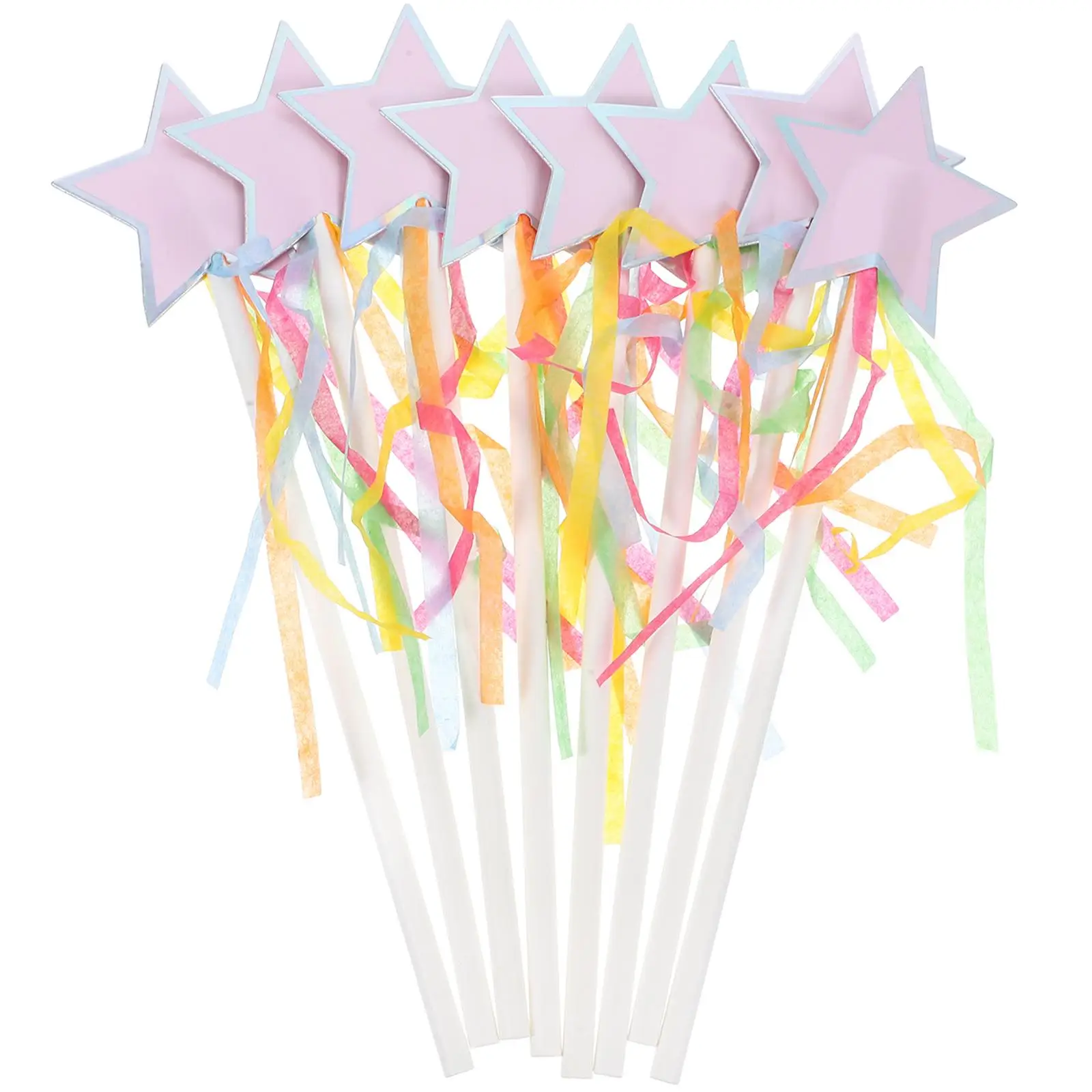 8 Pcs Paper Lightweight Star Fairy Wands Cosplay Paper Fairy Wands Party Decorative Props DIY Accessories Stage Show
8 Pcs Paper Lightweight Star Fairy Wands Cosplay Paper Fairy Wands Party Decorative Props DIY Accessories Stage Show