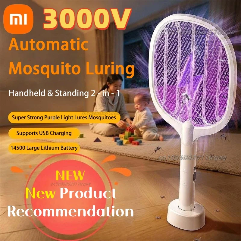 Xiaomi Electric Mosquito Swatter 3000V 2-In-1 Rechargeable Mosquito Swatter Household Multifunctional Automatic Mosquito Swatter
Xiaomi Electric Mosquito Swatter 3000V 2-In-1 Rechargeable Mosquito Swatter Household Multifunctional Automatic Mosquito Swatter