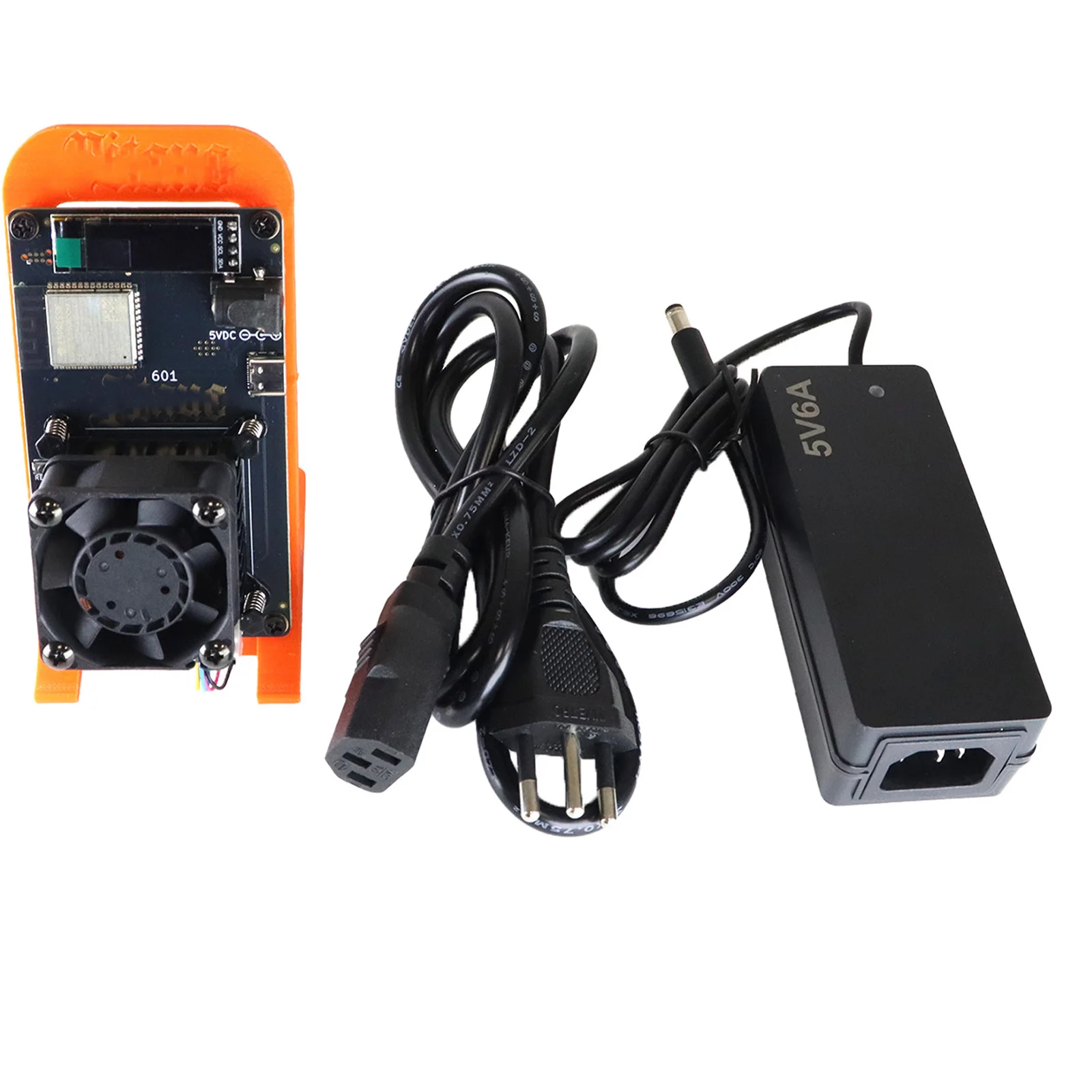 Accessories 5V6A power adapter and plug for Bitaxe Gamma 601 SHA256 ASIC Bitcoin Miner
Accessories 5V6A power adapter and plug for Bitaxe Gamma 601 SHA256 ASIC Bitcoin Miner