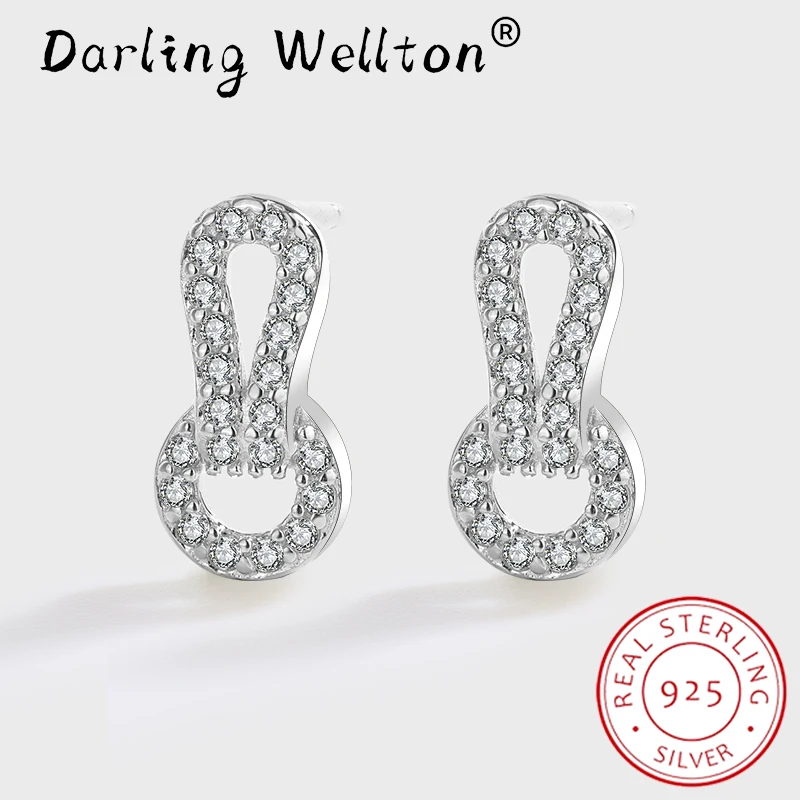 NEW Trend Hollow Round Full Diamond Stud Earrings For Wpmen Geometric Genuine Sterling 925 Silver Engagement Bridal Gift Jewelry
NEW Trend Hollow Round Full Diamond Stud Earrings For Wpmen Geometric Genuine Sterling 925 Silver Engagement Bridal Gift Jewelry