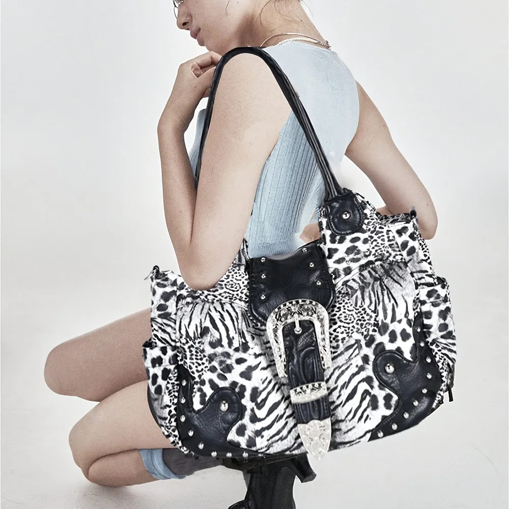 Annmouler Women Handbags Leopard Shoulder Bag Top-handle Handbag Fashion Satchel Dumpling Shoulder Bag Tote Hobos Large Purse
Annmouler Women Handbags Leopard Shoulder Bag Top-handle Handbag Fashion Satchel Dumpling Shoulder Bag Tote Hobos Large Purse