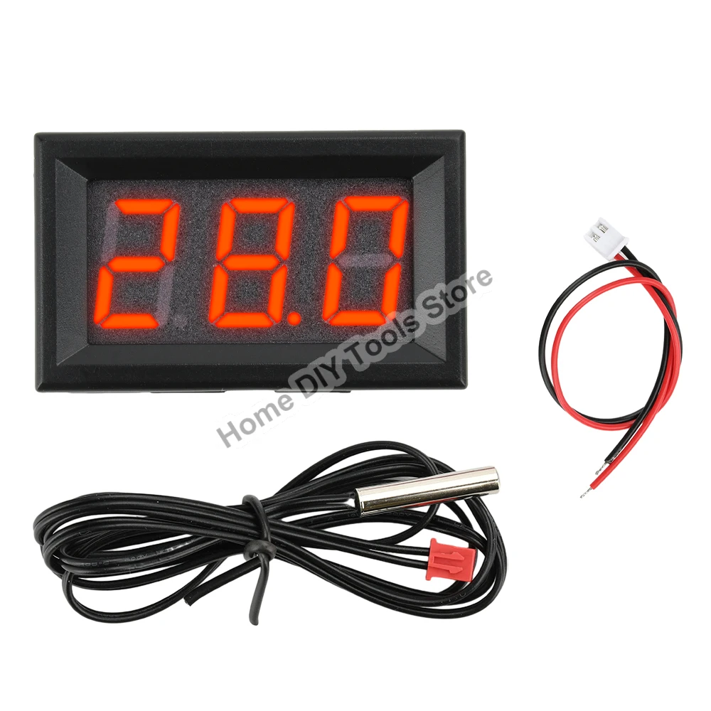 DC 4.5-28V Temperature Sensor Module Meter Detector With Sensors Probe Thermometer LED Digital Tester Panel Red Green Blue
DC 4.5-28V Temperature Sensor Module Meter Detector With Sensors Probe Thermometer LED Digital Tester Panel Red Green Blue
