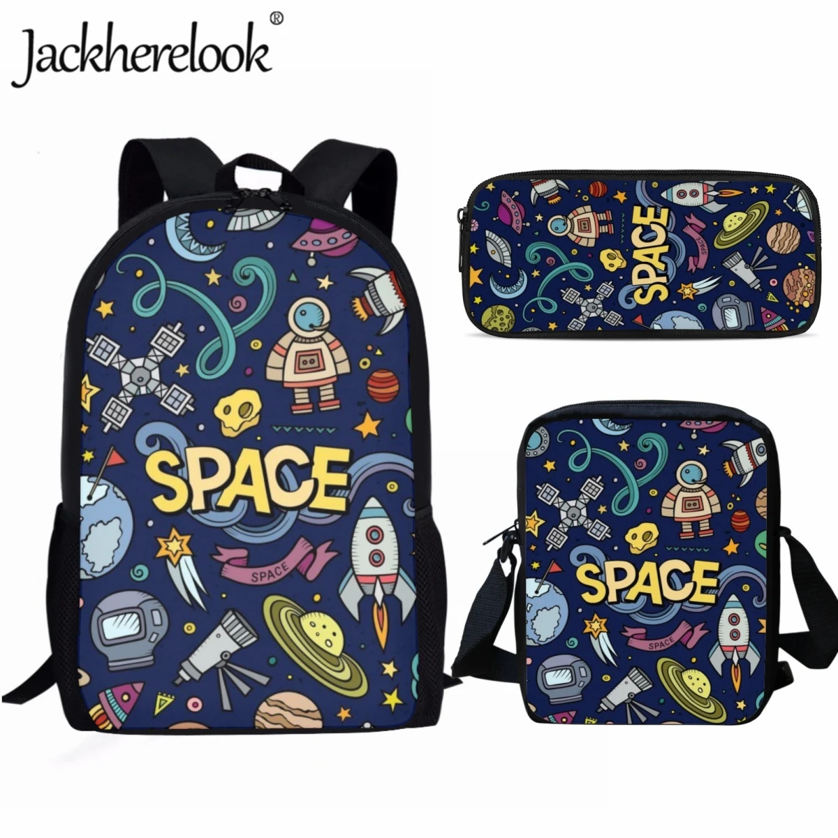 Рюкзак школьный Jackherelook детский, модный ранец с космическим принтом, повседневная спортивная сумка для книг
Рюкзак школьный Jackherelook детский, модный ранец с космическим принтом, повседневная спортивная сумка для книг