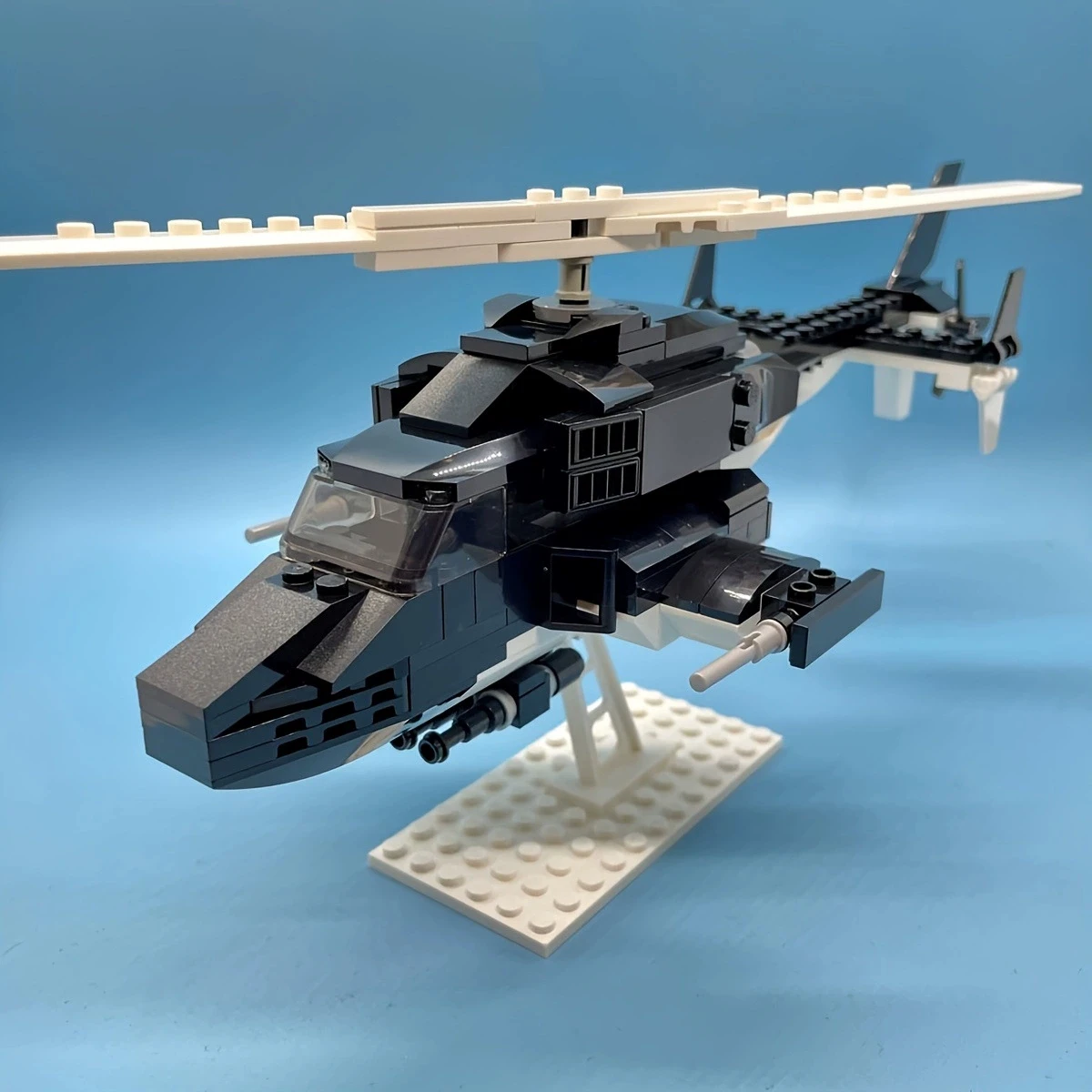 MOC Airwolf Helicopter Model Building Blocks Supercopter Technology Bricks Toys Xmas Gift
MOC Airwolf Helicopter Model Building Blocks Supercopter Technology Bricks Toys Xmas Gift
