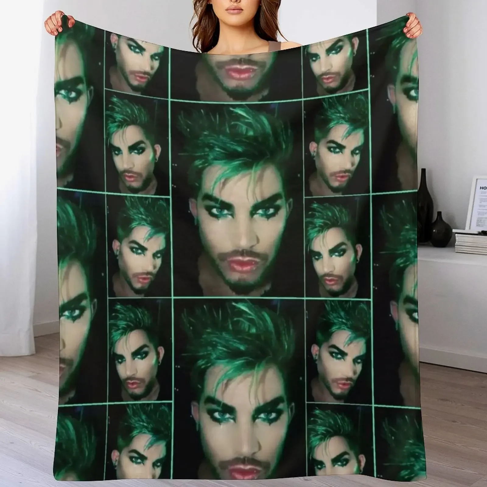 Gorgeous in green Adam Lambert Throw Blanket Warm Accent Blanket for Living Room Decoration
Gorgeous in green Adam Lambert Throw Blanket Warm Accent Blanket for Living Room Decoration