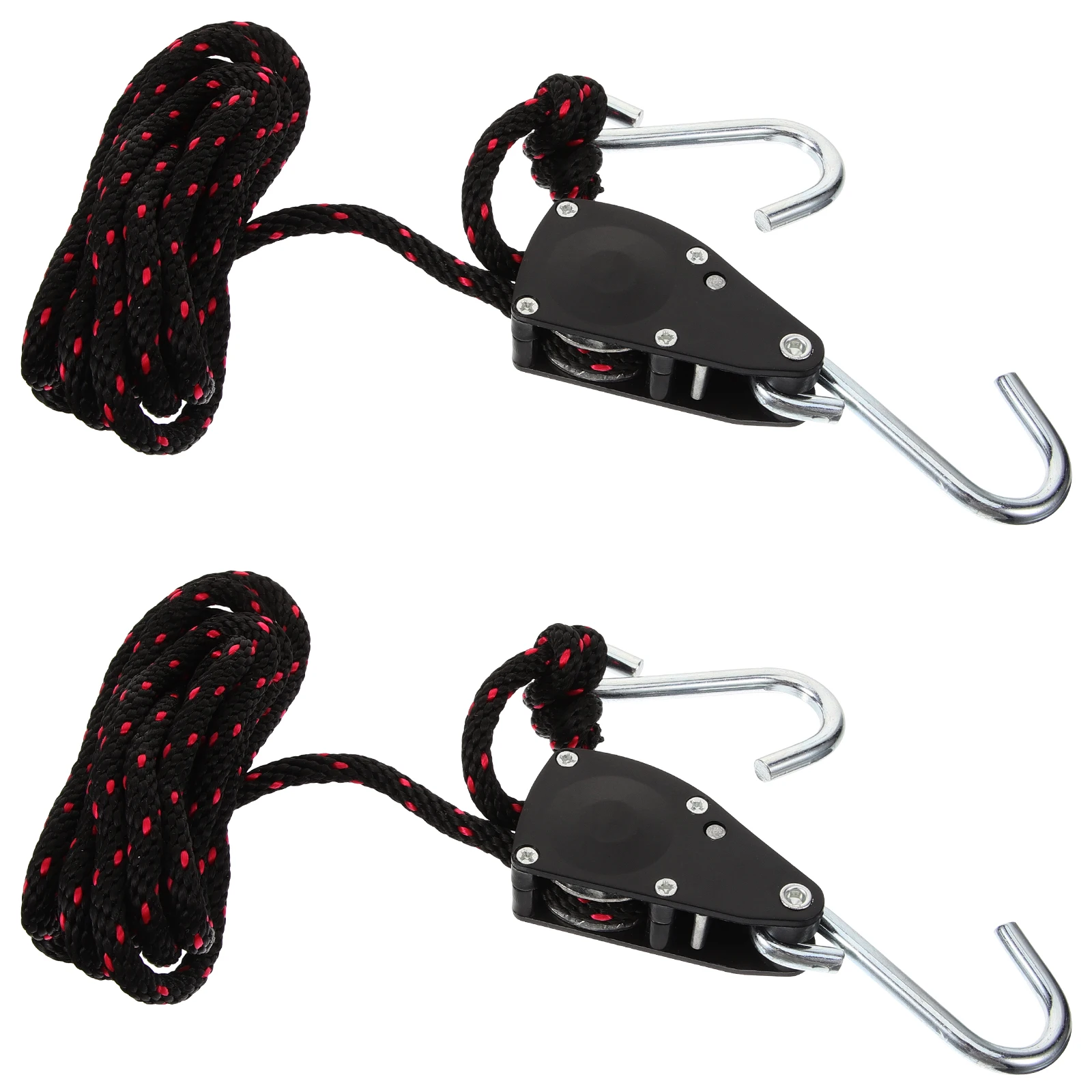 2 pcs Pulley Ratchets Heavy Duty 1/4 Inch Boat Tie Down Straps Adjustable Rope Hangers With Hooks Kayak Canoe Lock System 136Kg
2 pcs Pulley Ratchets Heavy Duty 1/4 Inch Boat Tie Down Straps Adjustable Rope Hangers With Hooks Kayak Canoe Lock System 136Kg