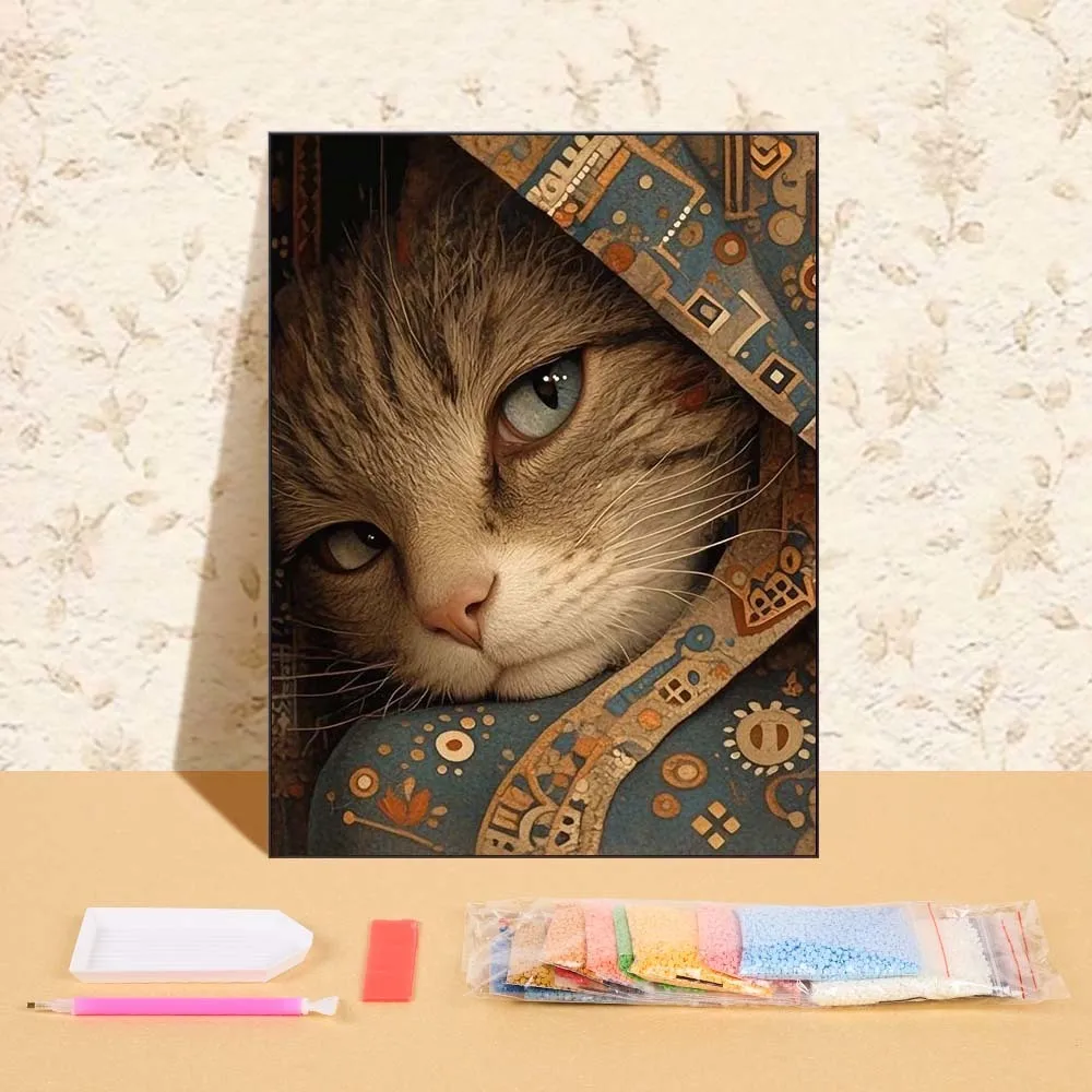 Diamond Painting New Round Rhinestones Cat Animal Full Drill Diamond Mosaic Home Wall Art Decoration For Living Room Bedroom
Diamond Painting New Round Rhinestones Cat Animal Full Drill Diamond Mosaic Home Wall Art Decoration For Living Room Bedroom