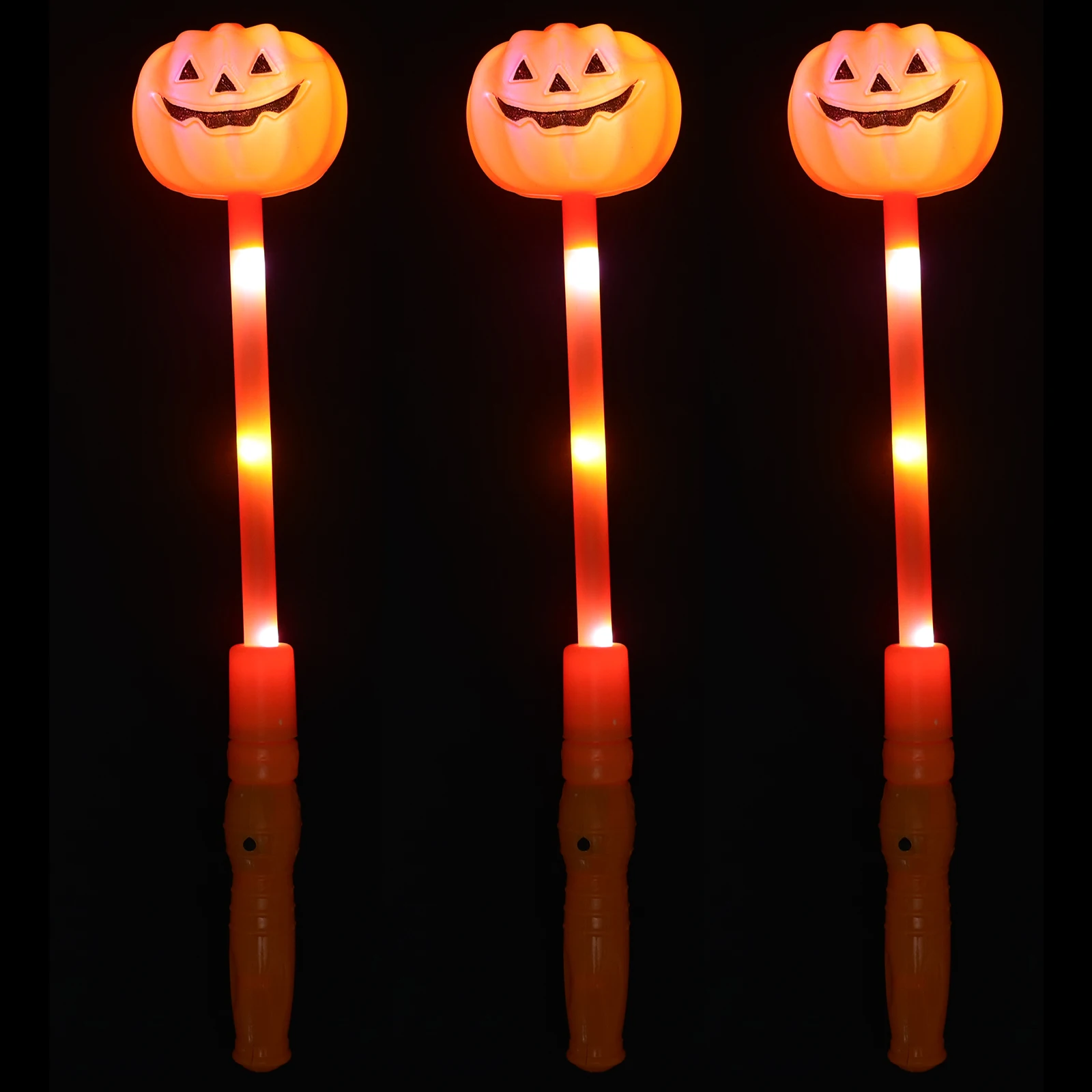 3 Pcs Glowing Pumpkin Toys Halloween Light Sticks Reusable Ghost Glow Party Festival Decorations Safe for Concerts Kids
3 Pcs Glowing Pumpkin Toys Halloween Light Sticks Reusable Ghost Glow Party Festival Decorations Safe for Concerts Kids