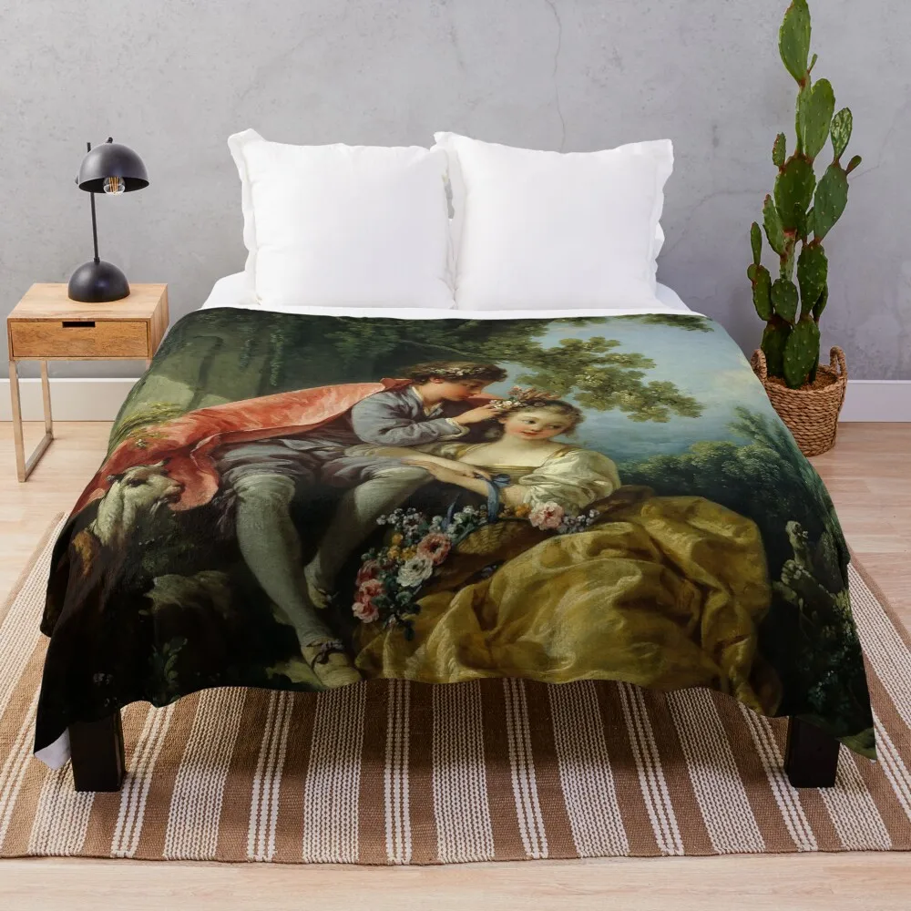 Franois Boucher The Four Seasons, Spring Throw Blanket
Franois Boucher The Four Seasons, Spring Throw Blanket