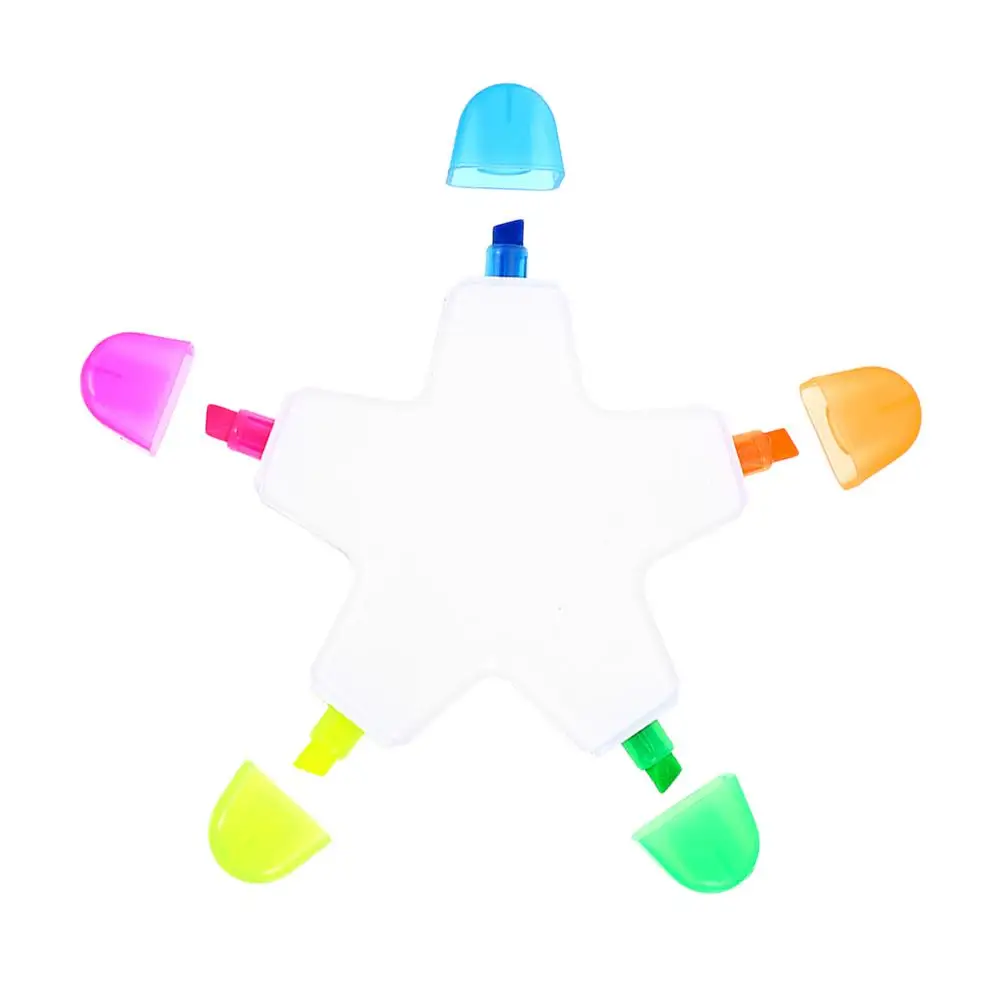 Markers for Five-pointed Star Highlighter Highlighters Note Marking Pen Colors Adorable Pastel
Markers for Five-pointed Star Highlighter Highlighters Note Marking Pen Colors Adorable Pastel
