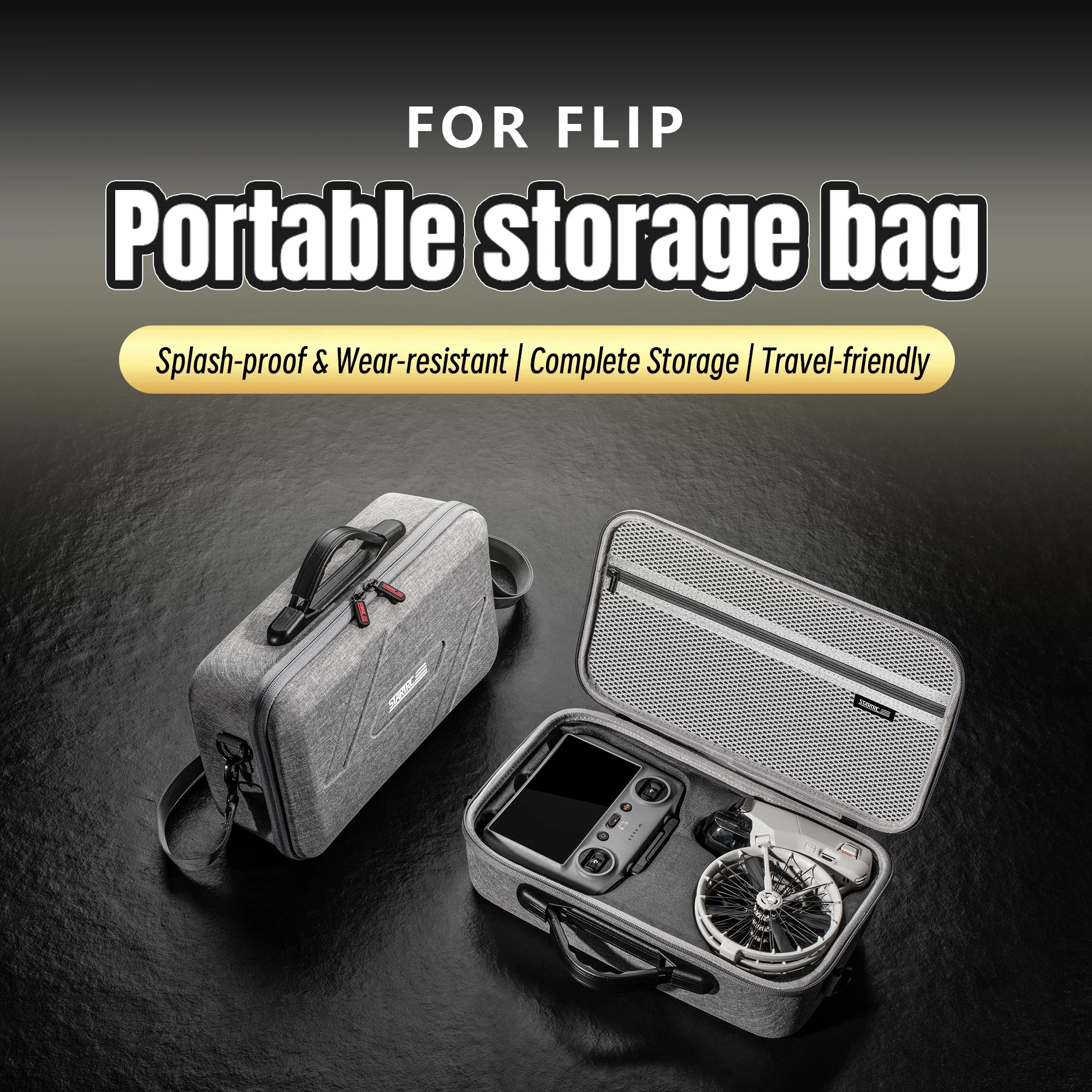 Suitable for DJI FLIP drone standard storage bag, DJI FLIP portable handheld RC2 accessory kit
Suitable for DJI FLIP drone standard storage bag, DJI FLIP portable handheld RC2 accessory kit