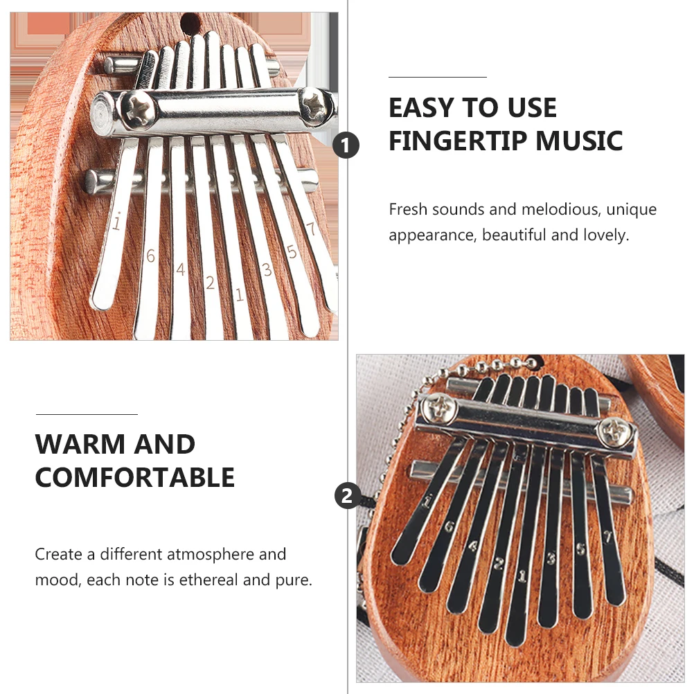 Thumb Instruments Piano for Kids Finger Portable Brown Small Fingers Kalimba Child
Thumb Instruments Piano for Kids Finger Portable Brown Small Fingers Kalimba Child