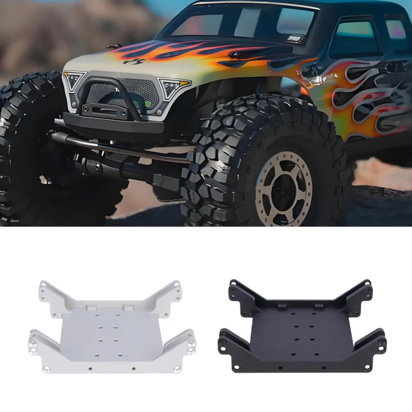 Gearbox Mount Base Crawler Gearbox Plate Sturdy Lightweight Aluminum Skid Plate for Axial SCX10 1/10 RC Rock Crawler Car
Gearbox Mount Base Crawler Gearbox Plate Sturdy Lightweight Aluminum Skid Plate for Axial SCX10 1/10 RC Rock Crawler Car