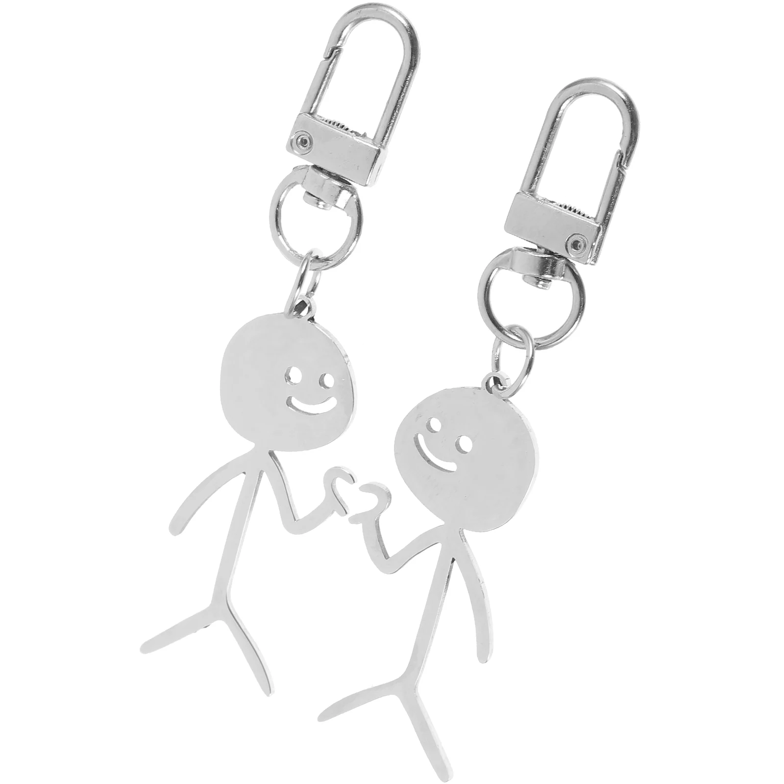 2 Pcs Loved Person Keychain Doodle Man Tag Cute Chains Purse for Women Graffiti Couple Creative Decoration Metal
2 Pcs Loved Person Keychain Doodle Man Tag Cute Chains Purse for Women Graffiti Couple Creative Decoration Metal