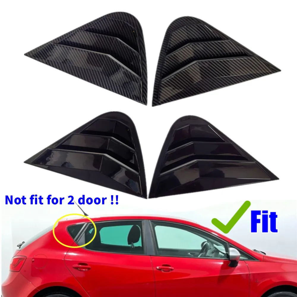 2 шт. для Seat Ibiza 2008-2012, крышка жалюзи на заднее окно автомобиля, боковое вентиляционное отверстие, накладка, совок, аксессуары из АБС-пластика
2 шт. для Seat Ibiza 2008-2012, крышка жалюзи на заднее окно автомобиля, боковое вентиляционное отверстие, накладка, совок, аксессуары из АБС-пластика