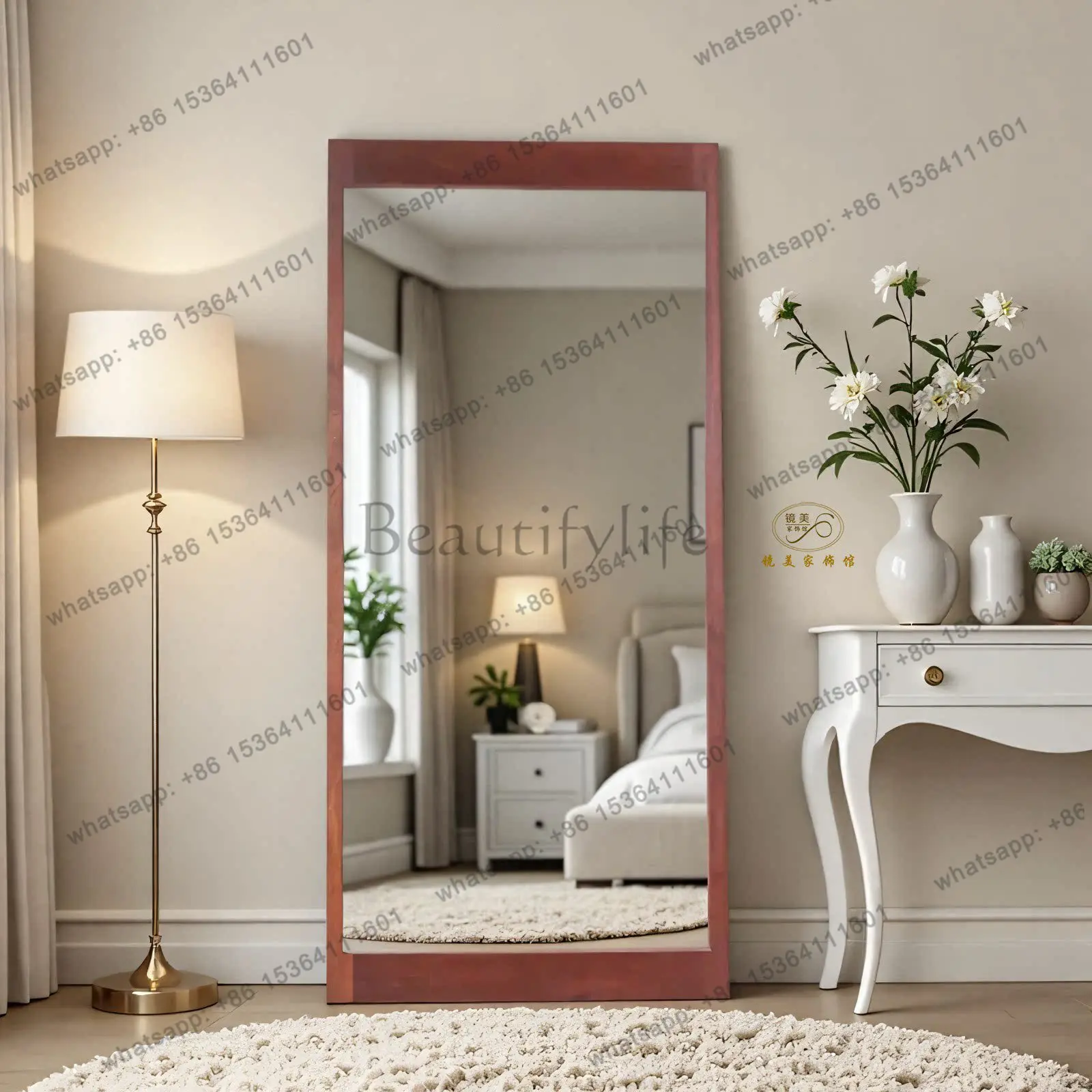 D33 medieval light luxury household floor-to-ceiling full-length mirror, living room bedroom fitting mirror
D33 medieval light luxury household floor-to-ceiling full-length mirror, living room bedroom fitting mirror