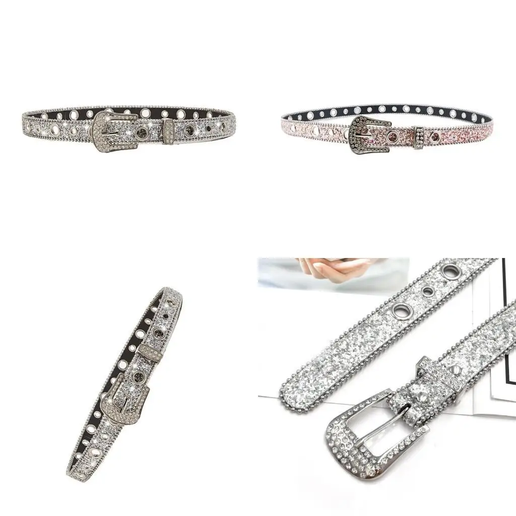 39BD Rock Fans Waist Belt with Pin Buckle Luxurious Ladies Full Sequins Waistband
39BD Rock Fans Waist Belt with Pin Buckle Luxurious Ladies Full Sequins Waistband