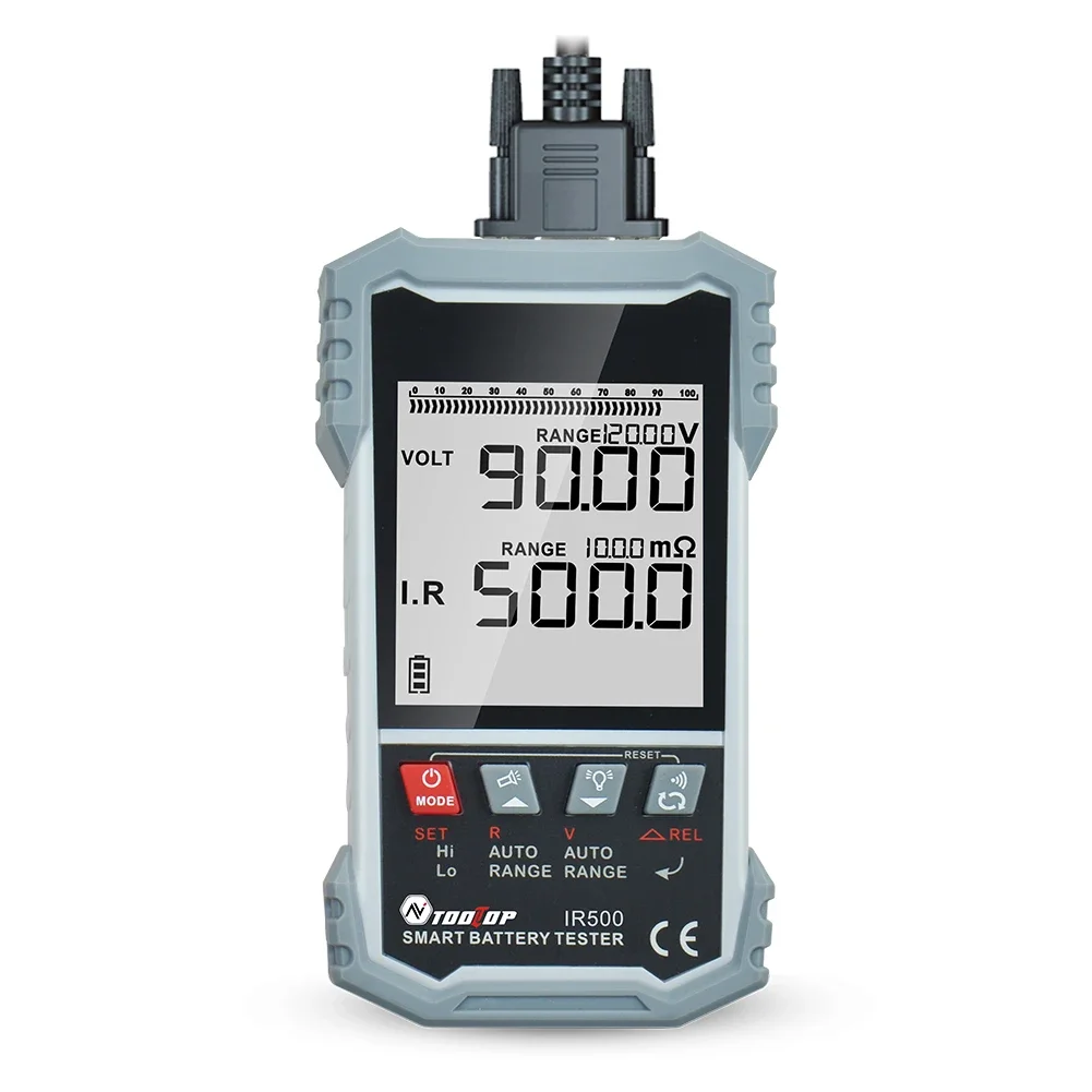 IR500/IR502 Battery Internal Resistance Tester Calibratable 120V 0.000mω-500ω Lead-acid Lithium Nickel-cadmium Batteries Tool
IR500/IR502 Battery Internal Resistance Tester Calibratable 120V 0.000mω-500ω Lead-acid Lithium Nickel-cadmium Batteries Tool