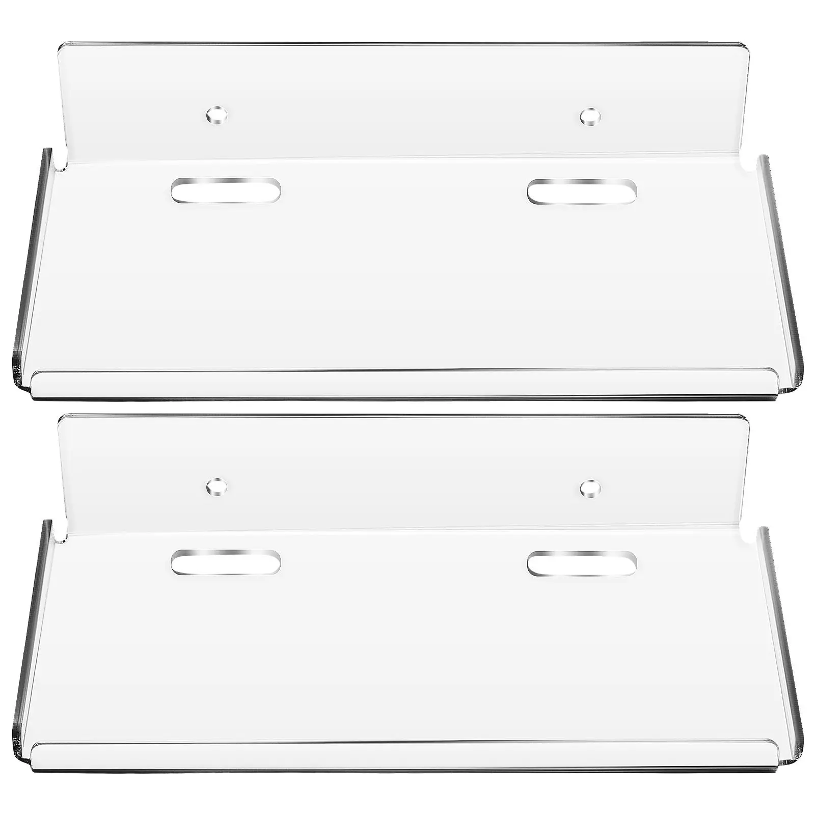 2 Pcs Floating Shelves No Drill Acrylic Wall Mount Bathroom Bedroom Clear Adhesive Mesh Rack Storage Decor
2 Pcs Floating Shelves No Drill Acrylic Wall Mount Bathroom Bedroom Clear Adhesive Mesh Rack Storage Decor