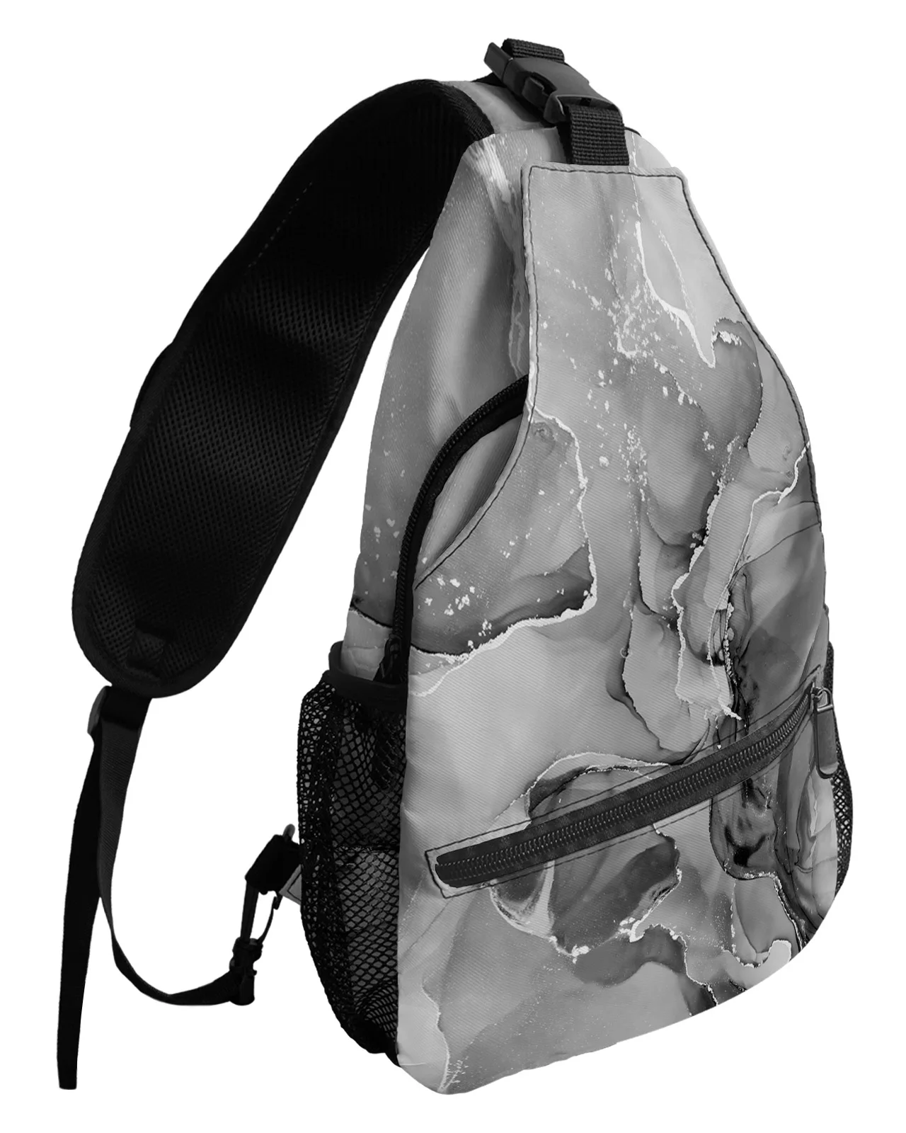 Marble Gradient Color Black Gray Chest Bags For Women Men Waterproof Messenger Bags Travel Sport One Shoulder Crossbody Bag
Marble Gradient Color Black Gray Chest Bags For Women Men Waterproof Messenger Bags Travel Sport One Shoulder Crossbody Bag