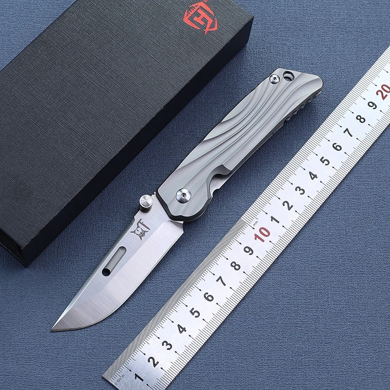 Folding Knife High Hardness Sharp M390 Blade Titanium Handle Outdoor Camping Hunting Survival Kitchen Fruit Pocket EDC Tools
Folding Knife High Hardness Sharp M390 Blade Titanium Handle Outdoor Camping Hunting Survival Kitchen Fruit Pocket EDC Tools